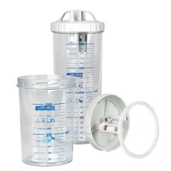 Accessoires voor New Askir 30 en New Askir 230-12 BR Zuigreservoir - 1 liter, met deksel en overloopbeveiliging, autoclaveerbaar tot 120 °C